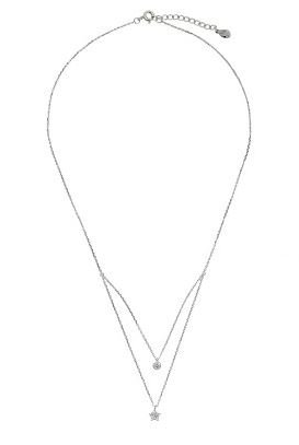 Ketting Tiny Star & Round 925 zilver