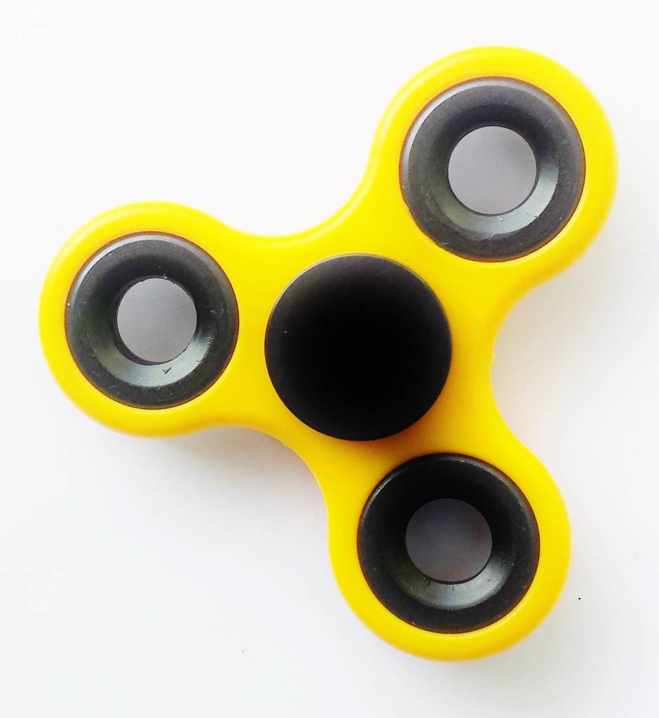 Fidget Spinner Special geel-zwart