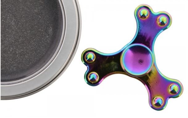 Fidget Spinner Luxe metaal Rainbow Bones