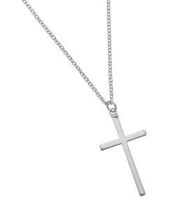 Ketting Cross silver plated