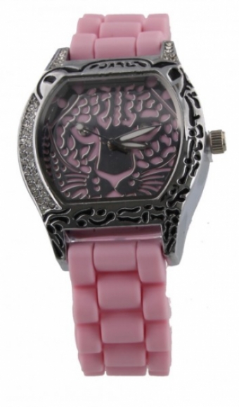 Horloge Panter Retro roze